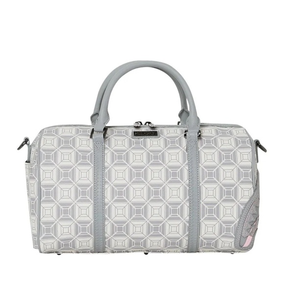 SPRAYGROUND BAG AI STUNNA CREAM MINI DUFFLE GREY - Picture 1 of 5